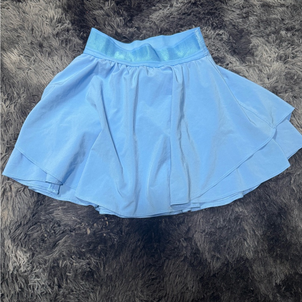 Lululemon Athletica Sky Blue Circle Skirt